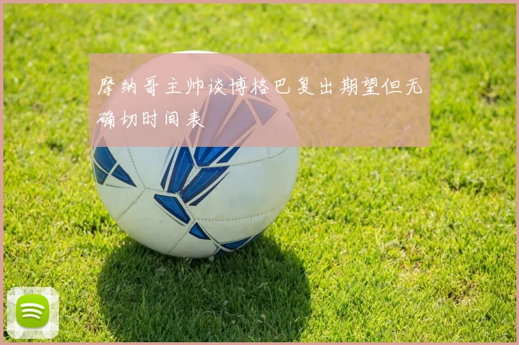 摩纳哥主帅谈博格巴复出期望但无确切时间表